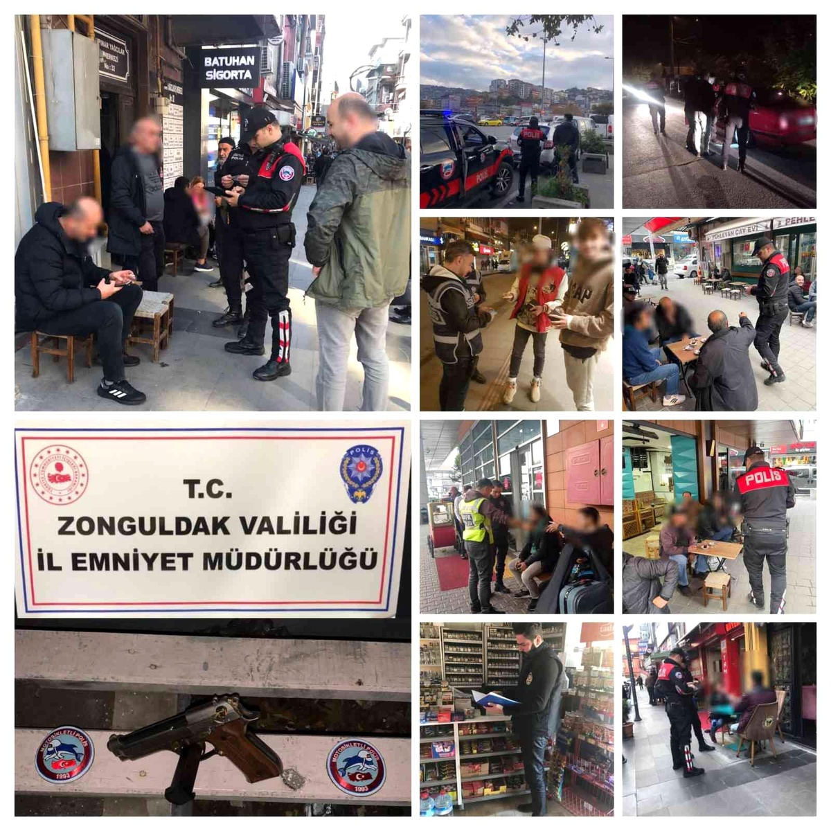Zonguldak\'ta 192 personelle bin 86 kişi sorgulandı