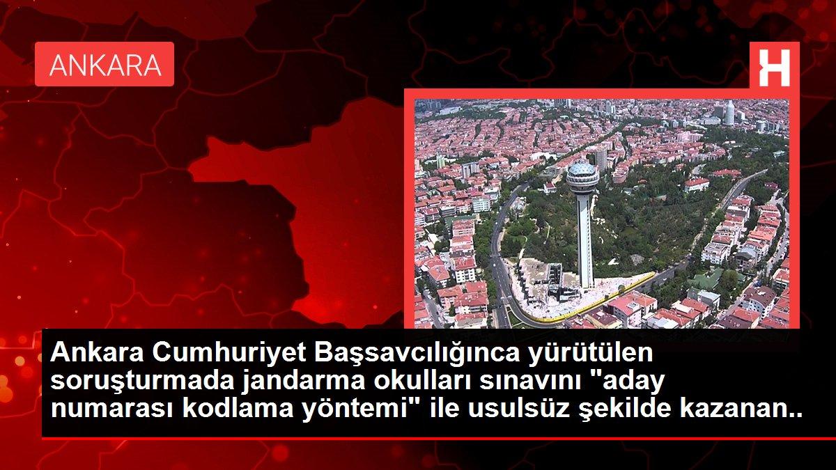 Ankara Cumhuriyet Başsavcılığınca yürütülen soruşturmada jandarma okulları sınavını 'aday numarası kodlama yöntemi' ile usulsüz şekilde kazanan 7 bin...
