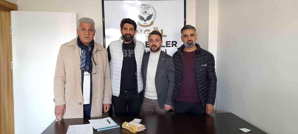 Bingöl Gazeteciler Cemiyeti\'nde Arda güven tazeledi