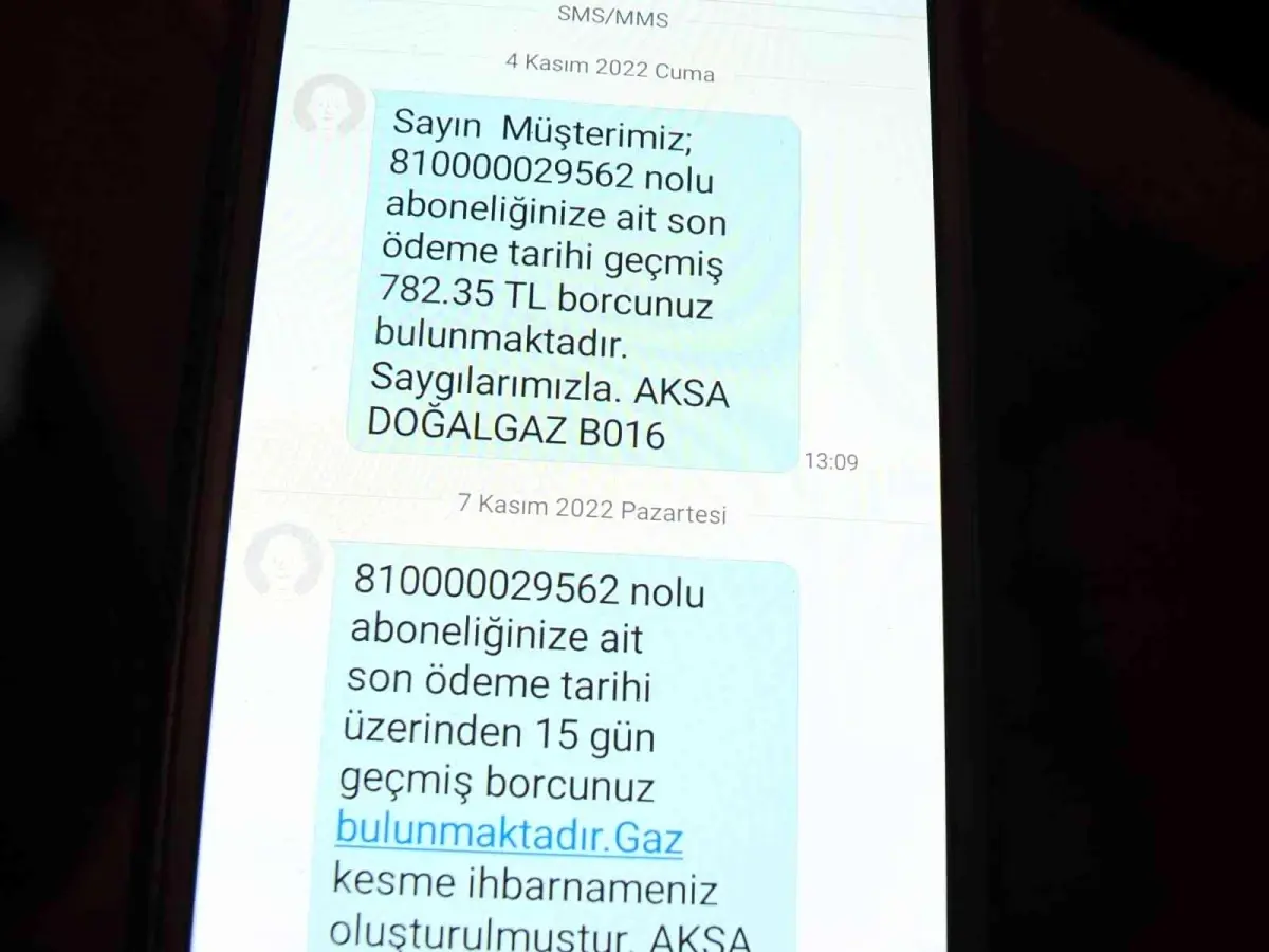 Burhaniye\'de bağlanmayan doğalgaza 782 lira borç çıktı