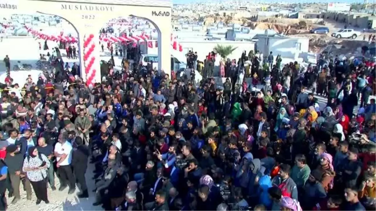 İçişleri Bakanı Süleyman Soylu, MÜSİAD Köyü Briket Evleri Teslim Töreni\'ne katıldı