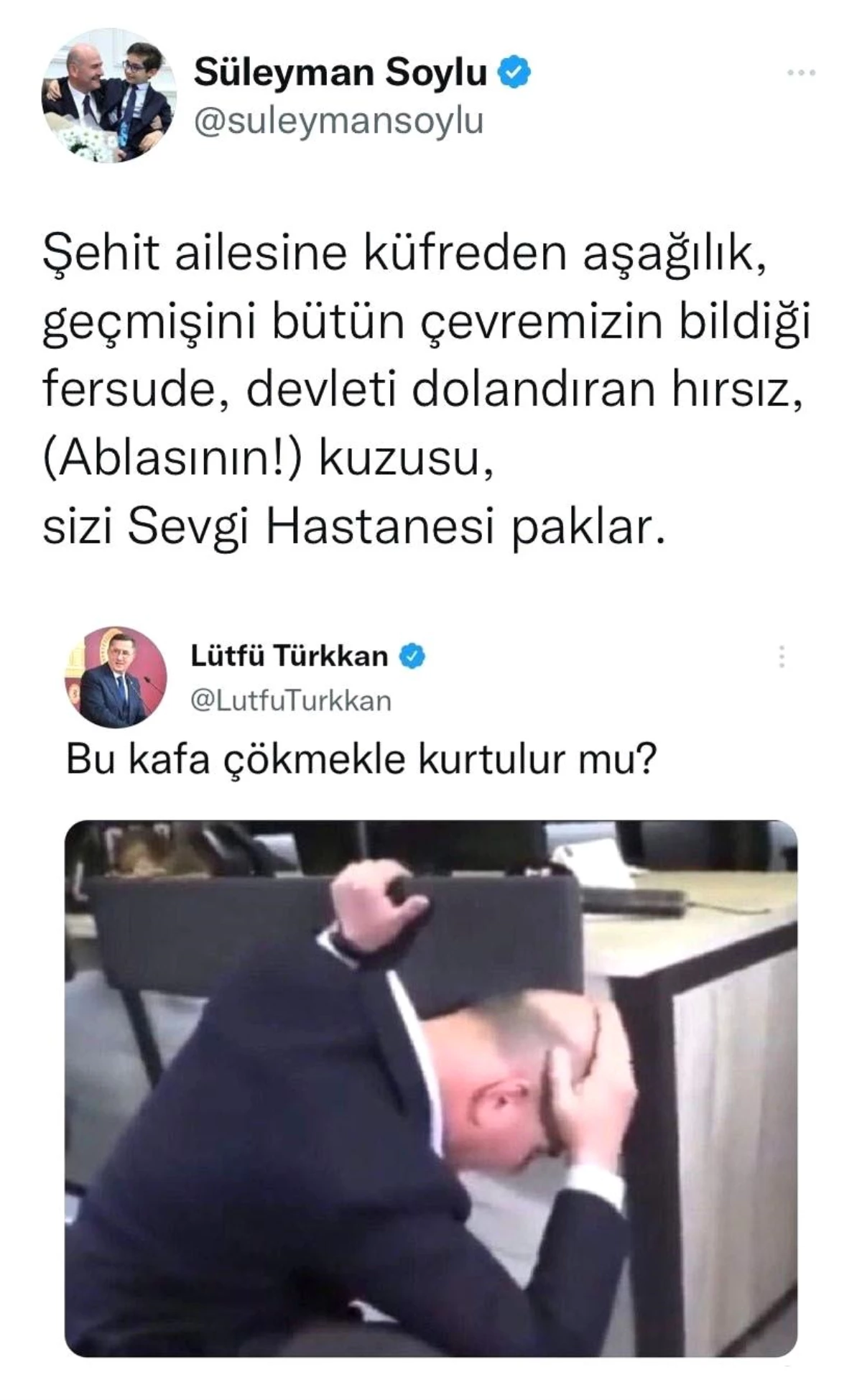 Süleyman Soylu\'dan Lütfü Türkkan\'a sert tepki
