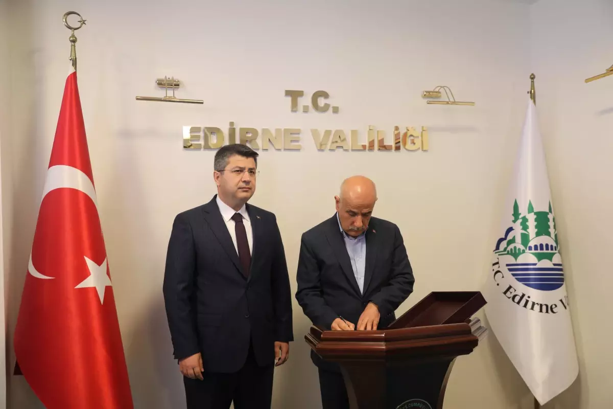 Tarım ve Orman Bakanı Kirişci, Edirne Valiliğini ziyaret etti