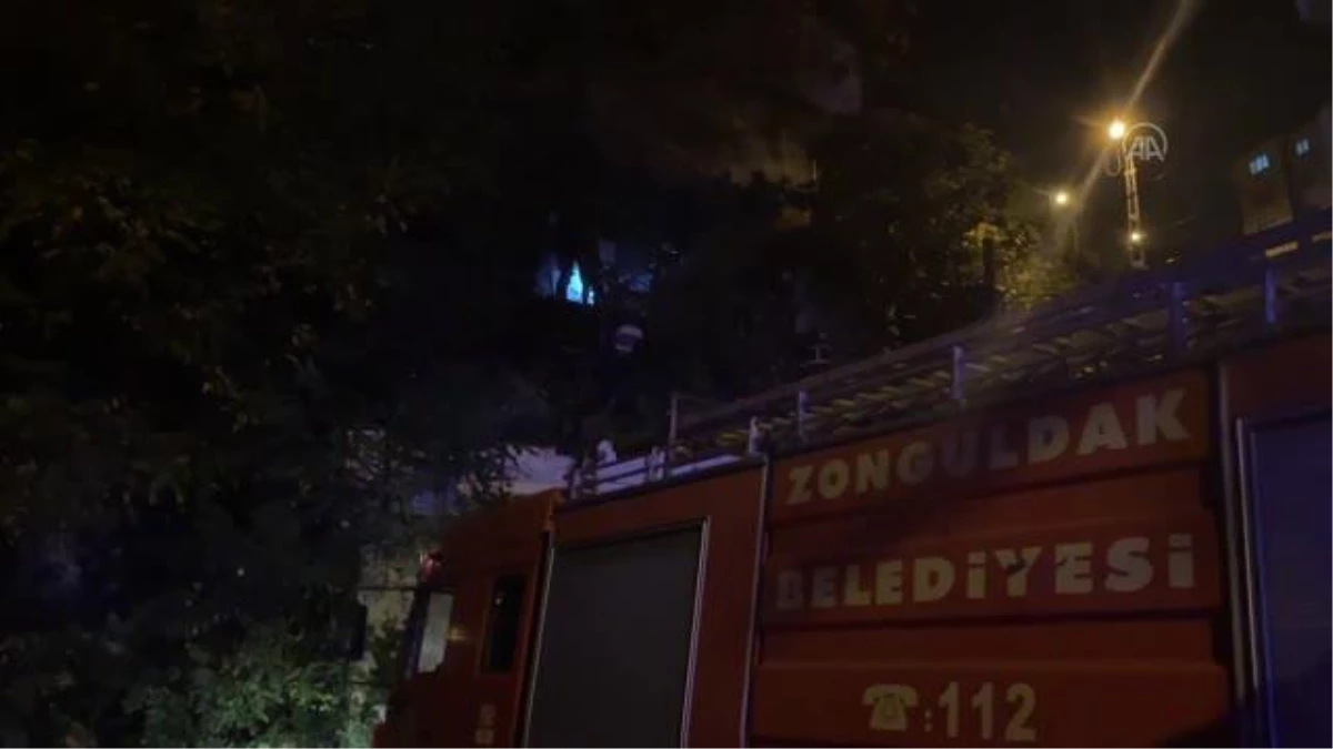 ZONGULDAK - Çıkan ev yangınında bir kişi öldü