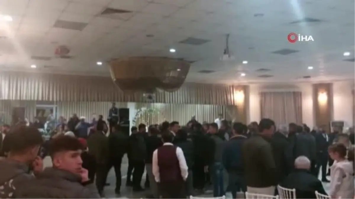 Düğünde çıkan müzik kavgası polis müdahalesiyle son buldu