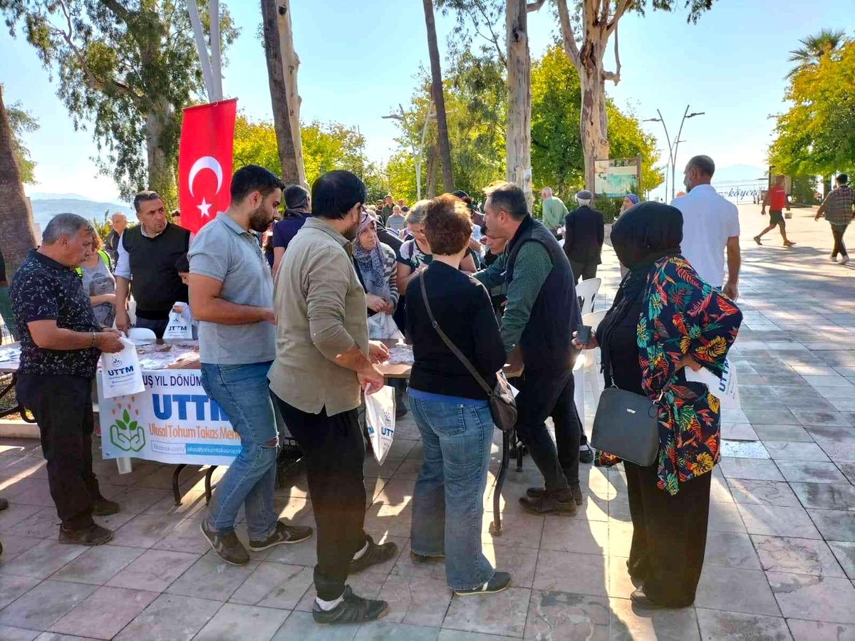 Köyceğiz\'de ata tohumları ücretsiz dağıtıldı