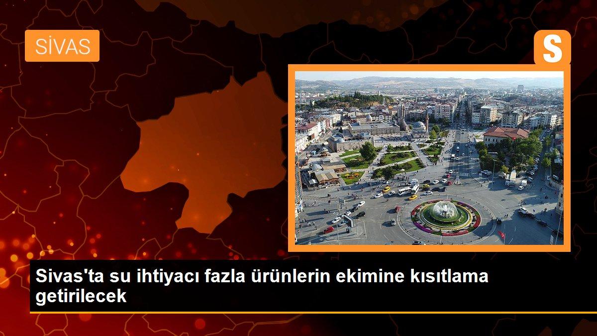 Sivas\'ta su ihtiyacı fazla ürünlerin ekimine kısıtlama getirilecek
