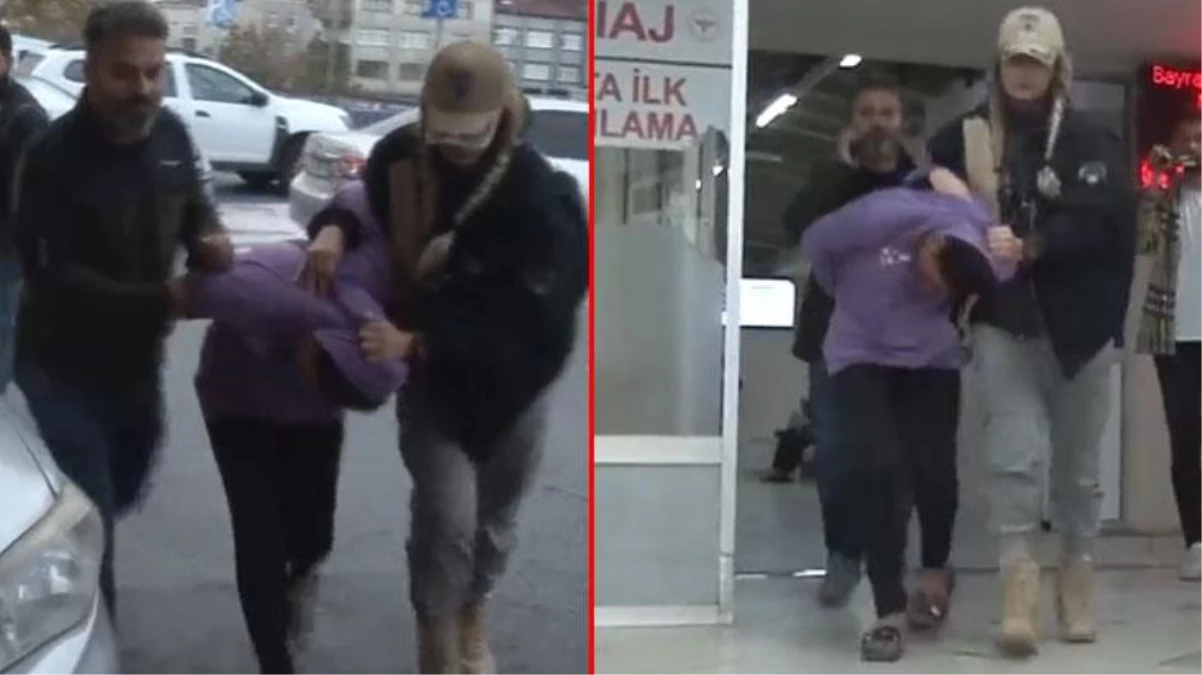 İstiklal\'i kana bulayan kadın terörist yaka paça yakalandı! Operasyon anları kameraya yansıdı