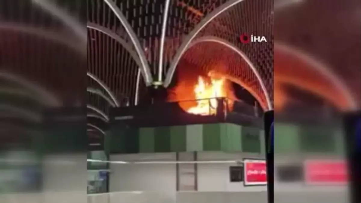 Bağdat Uluslararası Havalimanı'nda yangın