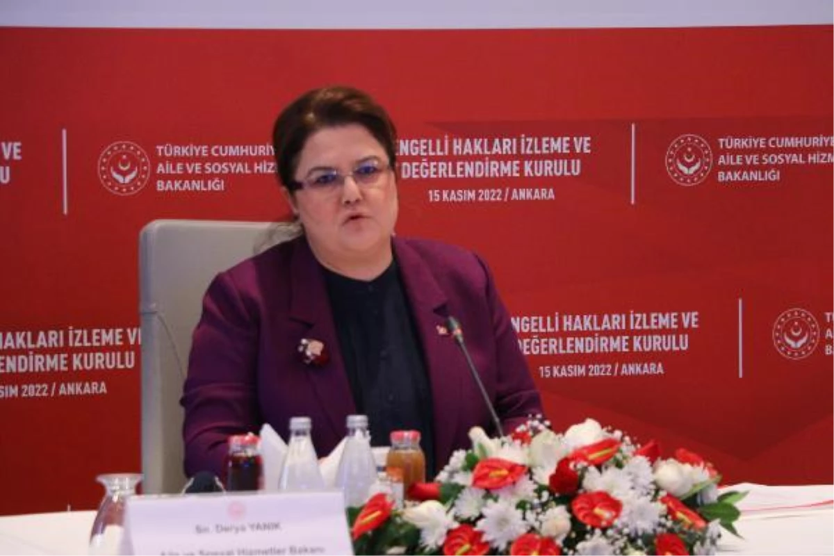 Bakan Yanık: Kamuda çalışan engelli sayısını 11 kat artırdık