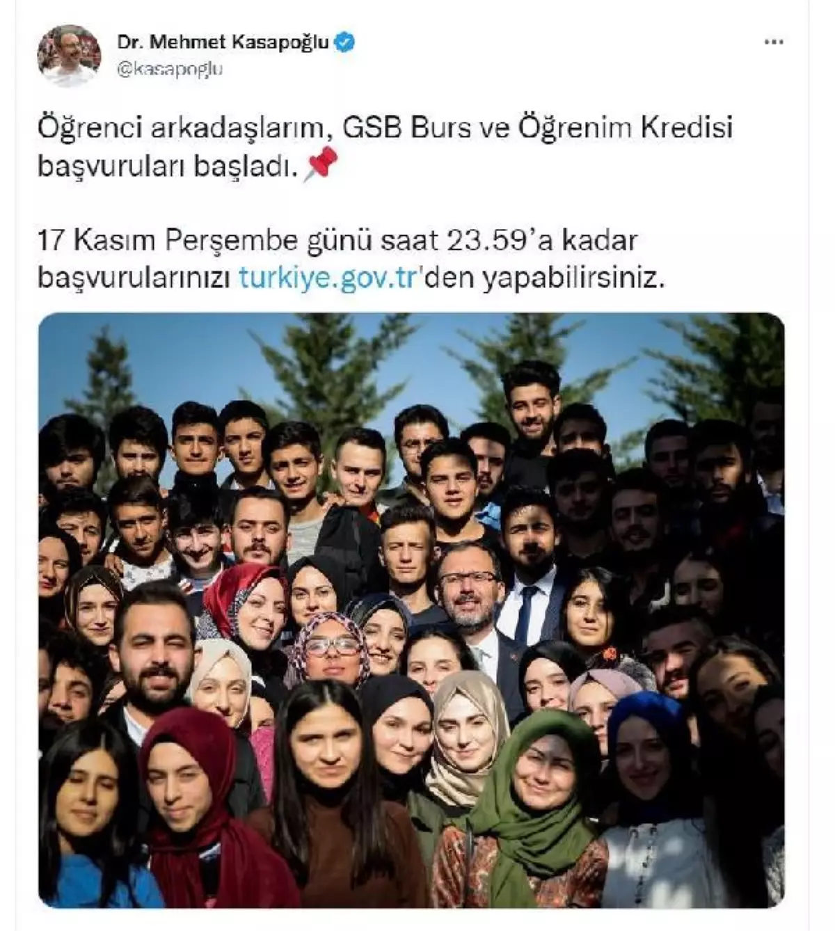 Burs ve öğrenim kredisi başvuruları başladı