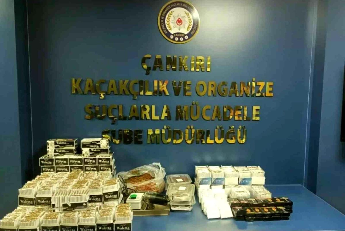 Çankırı\'da binlerce makaron ele geçirildi
