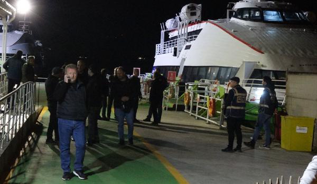 Deniz otobüsünü kaçırdığı için asılsız \'bomba var\' ihbarı yapan şüpheli yakalandı