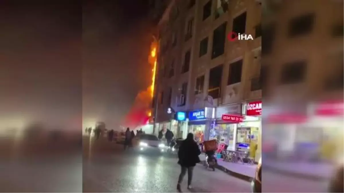 Esenyurt'ta lokantanın bacasında çıkan yangın paniğe yol açtı