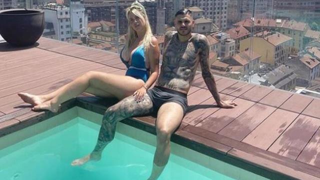 Galatasaray'ın yıldızı Icardi aşka geldi! Maldivler'den balayı pozu