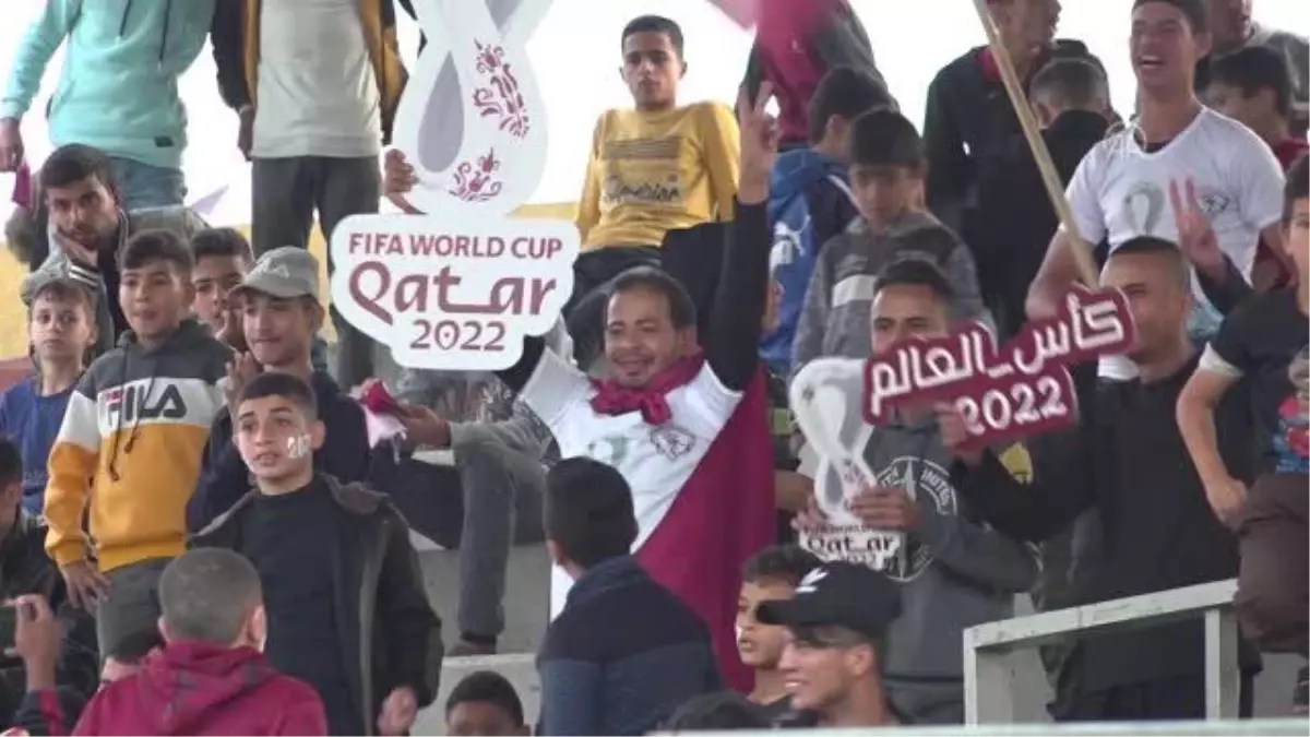 Gazze'den Katar'ın 2022 FIFA Dünya Kupası'na ev sahipliğine destek maçı