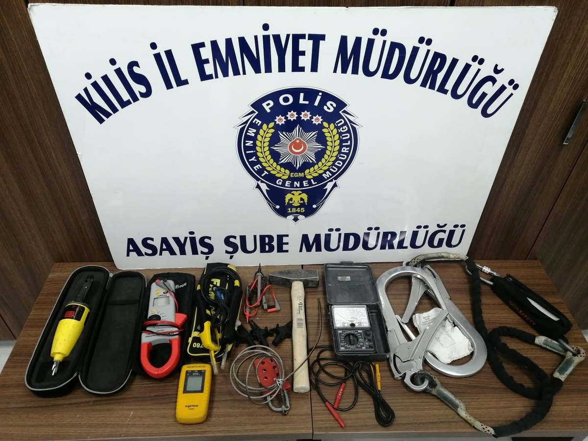 Kilis\'te 13 hırsızlık olayı aydınlatıldı