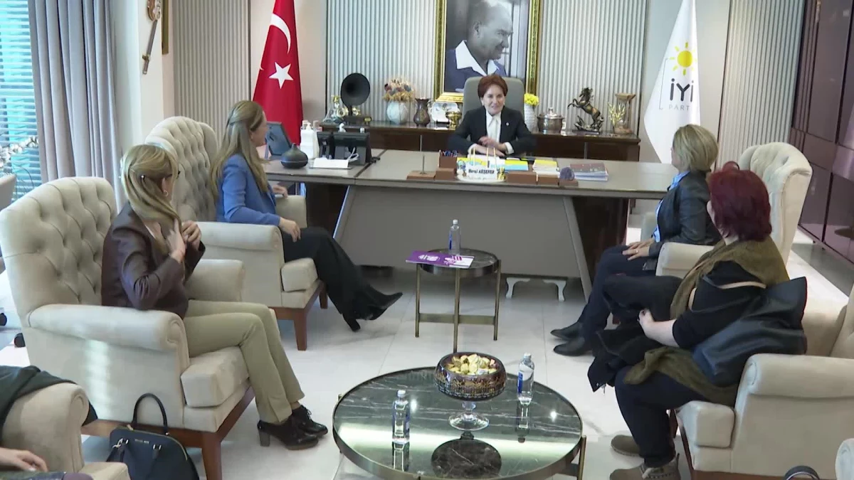 İYİ Parti Genel Başkanı Akşener, DİSK heyetini kabul etti