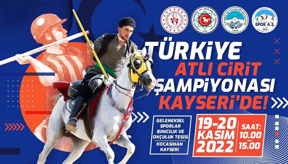 Kayseri\'de Türkiye Atlı Cirit Şampiyonası düzenlenecek