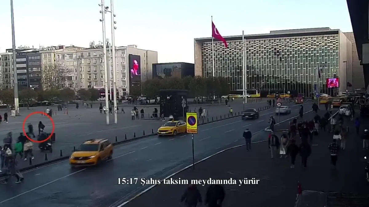 İstiklal Caddesi Bombacısının Yeni Görüntüleri Ortaya Çıktı