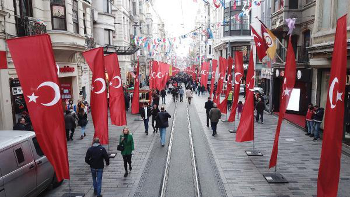 İstiklal Caddesi havadan görüntülendi