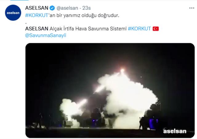 Aselsan'dan heyecanlandıran paylaşım: KORKUT'an bir yanımız olduğu doğrudur Aselsan'dan heyecanlandıran paylaşım: KORKUT'an bir yanımız olduğu doğrudur