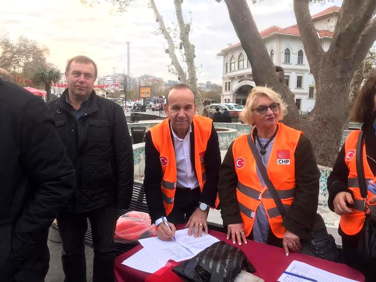 CHP\'li Başkan su indirimi duydu, imza kampanyası başlattı
