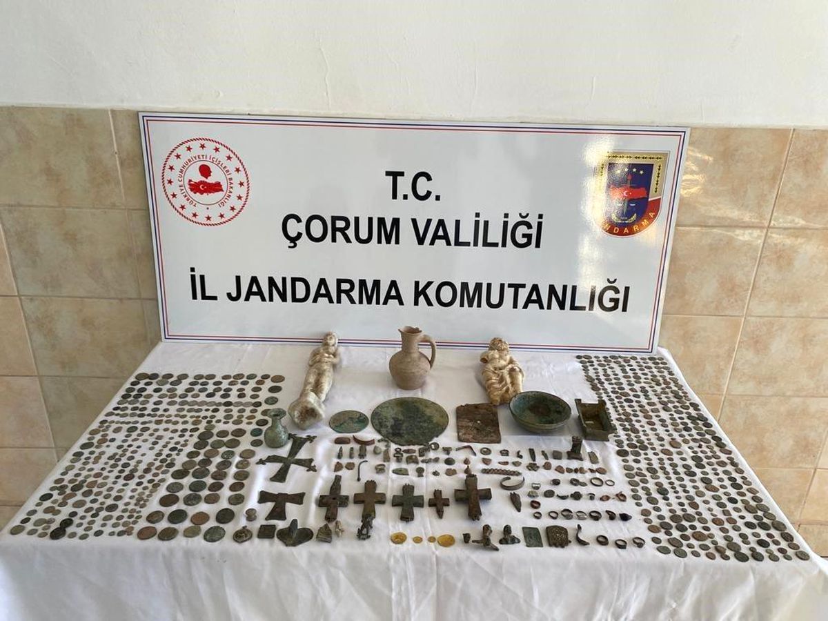 Çorum\'da tarihi eser operasyonu