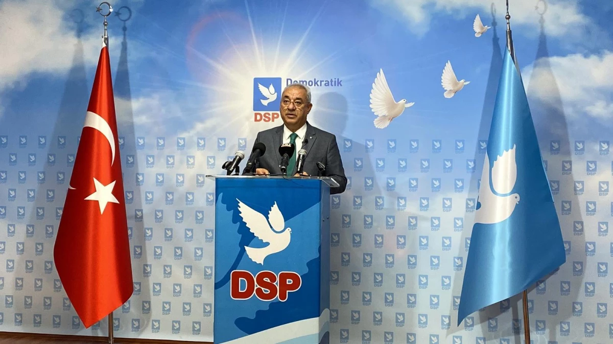DSP Genel Başkanı Aksakal, basın toplantısı düzenledi
