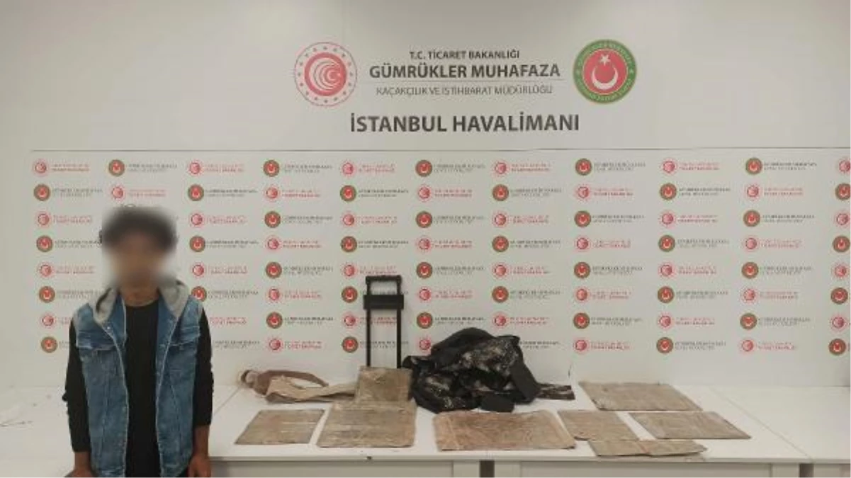 İstanbul Havalimanı\'nda keçeye emdirilmiş 3 kilo 680 gram morfin yakalandı