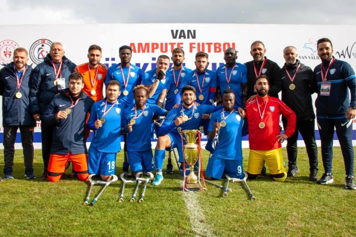 Şahinbey Ampute Futbol Takımı, Türkiye Kupası\'nı kazandı