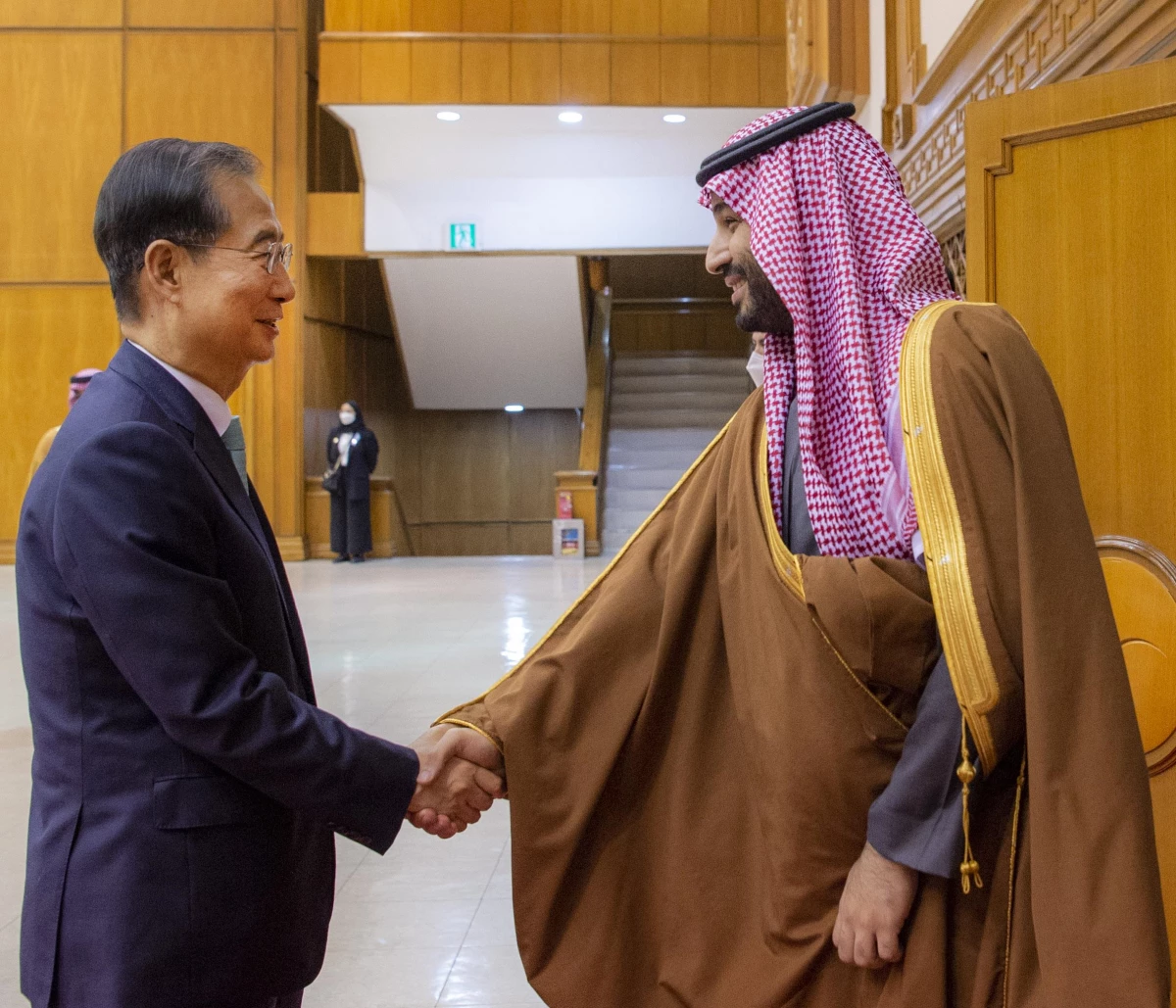 Suudi Arabistan Veliaht Prensi, Güney Kore Başbakanı ile ikili iş birliğini görüştü