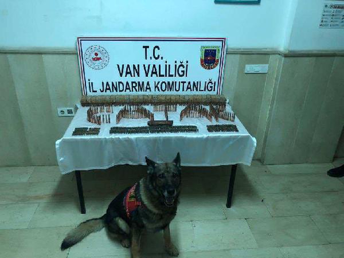Van\'da PKK sığınağında mühimmat ele geçirildi