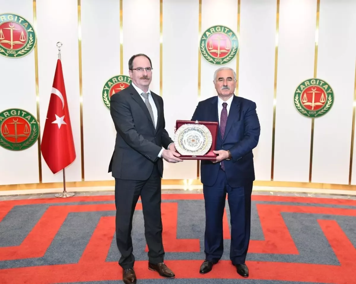 Yargıtay Başkanı Akarca, Macaristan Yüksek Mahkemesi Başkanvekili Patyi\'yi kabul etti