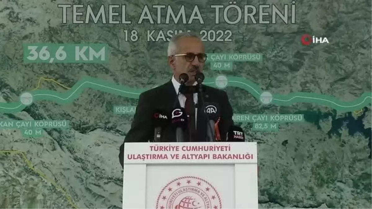 Bakan Karaismailoğlu: "Bugün temelini attığımız Narince-Gerger Yolu\'muzu, en kısa zaman da sizlerin hizmetine sunmayı planlıyoruz"