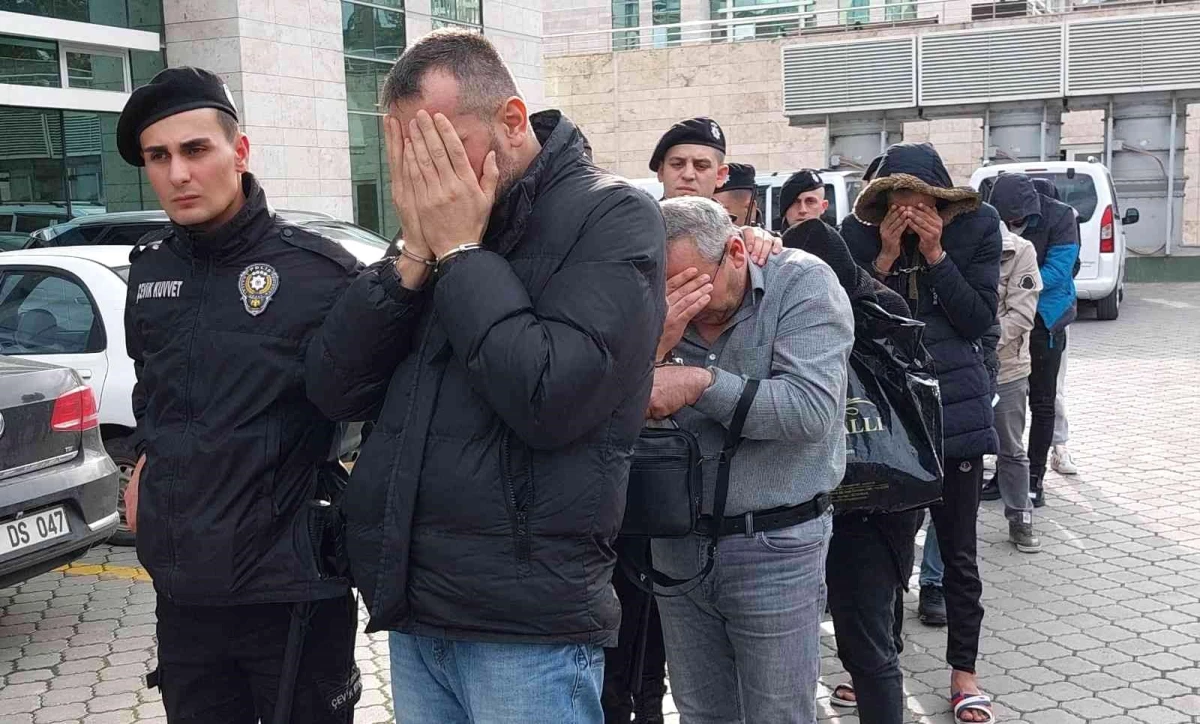 İstanbul\'dan Samsun\'a kurye ile uyuşturucu sevkiyatına 7 gözaltı