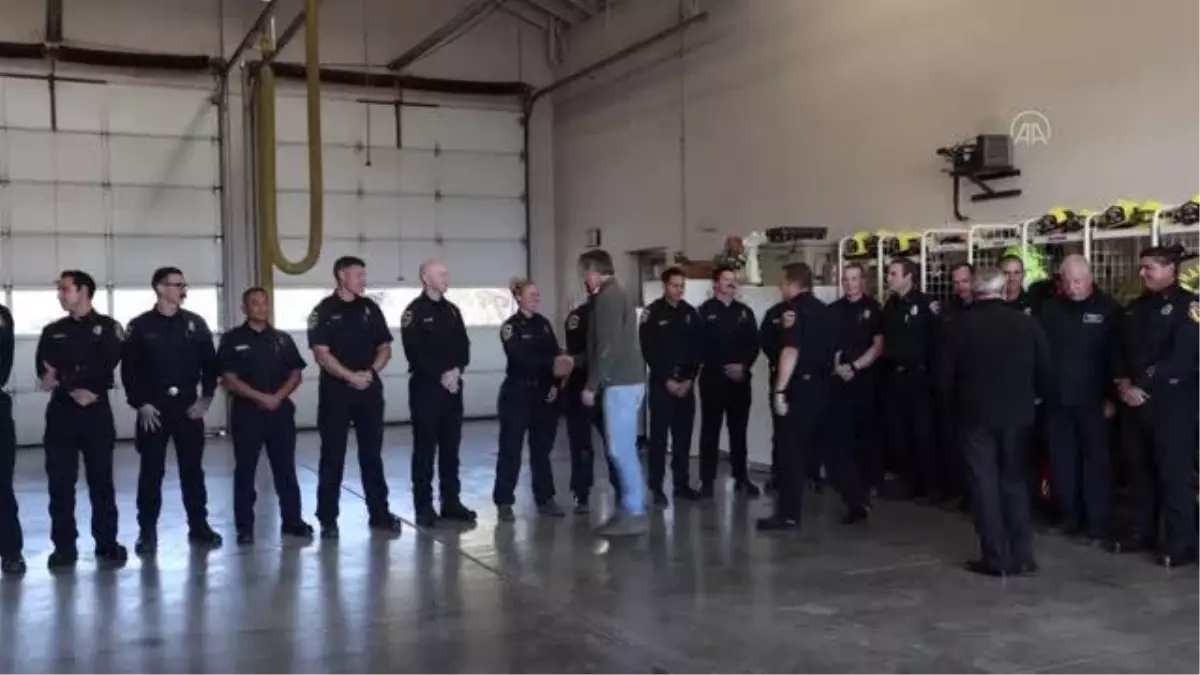 Kalifoniya Valisi Gavin Newsom, Napa kentini ziyaret etti