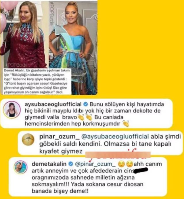 'Rüküş' yorumlarına sinirlenen Demet Akalın, açtı ağzını yumdu gözünü 'Rüküş' yorumlarına sinirlenen Demet Akalın, açtı ağzını yumdu gözünü