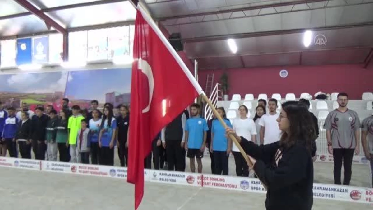 Türkiye Bocce 2. Ligi 1. etap ve 3. Lig müsabakaları Kahramankazan\'da yapıldı