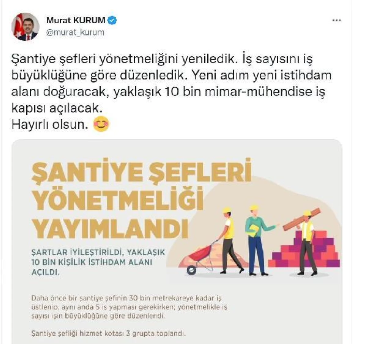 Bakan Kurum: 10 bin mimar ve mühendise iş kapısı açılacak