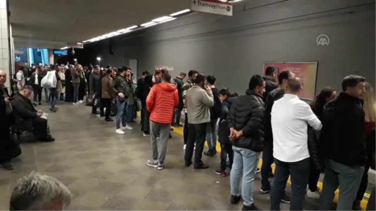 Yenikapı-Atatürk Havalimanı/Kirazlı metro hattında arıza meydana geldi