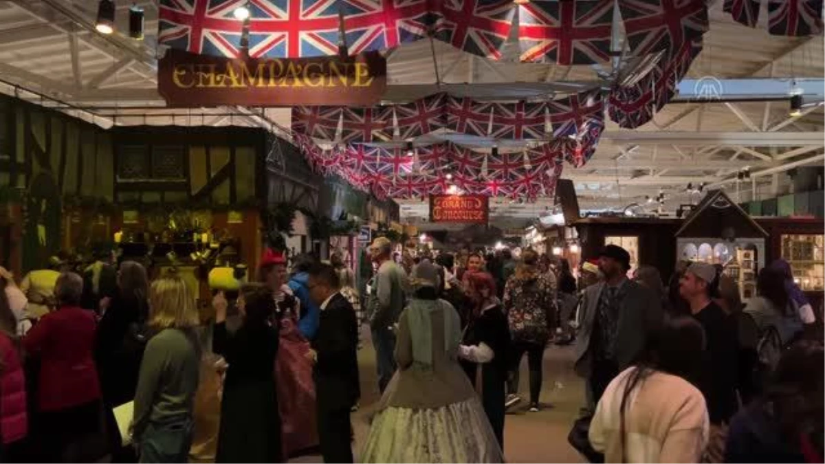 Kaliforniya'da Great Dickens Noel Fuarı düzenlendi