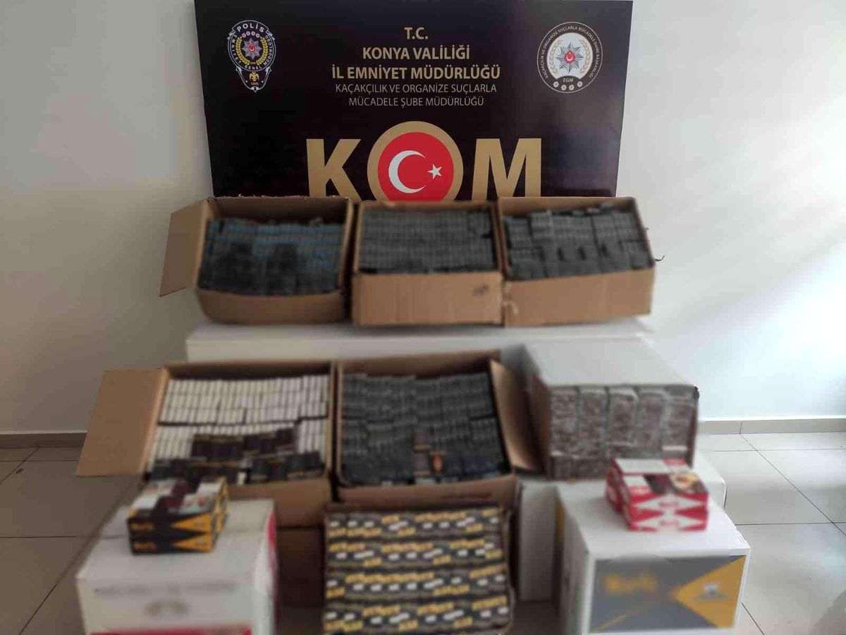Konya\'da kaçakçılara operasyon