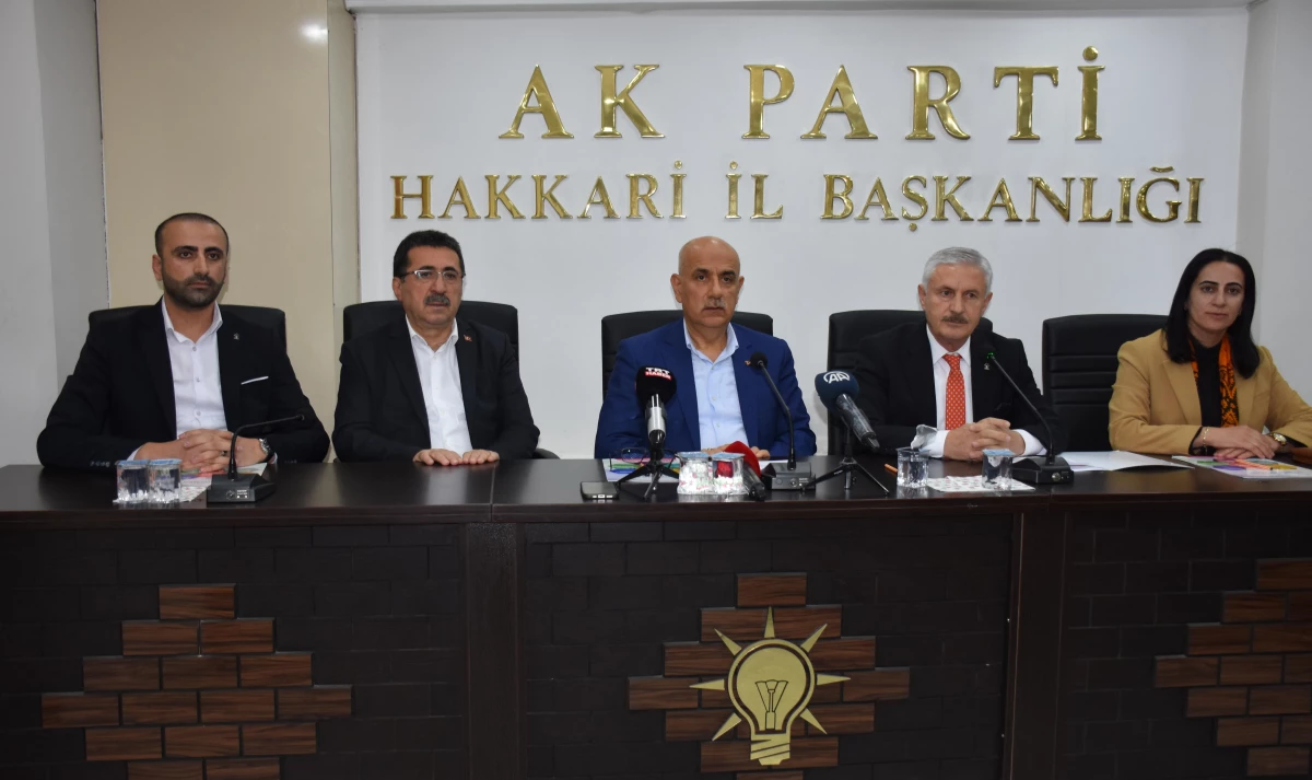 Tarım ve Orman Bakanı Kirişci, AK Parti Hakkari İl Başkanlığı ziyaretinde konuştu Açıklaması