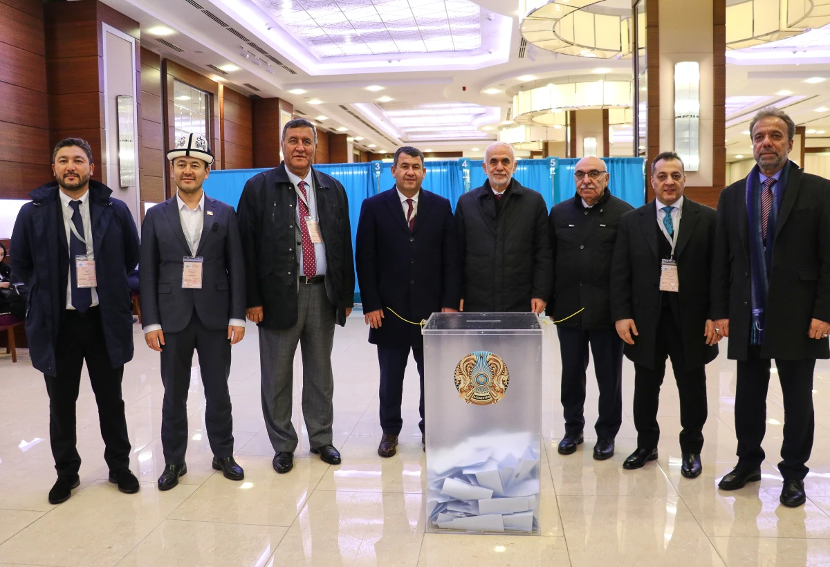 TÜRKPA gözlem heyeti, Kazakistan\'daki cumhurbaşkanlığı seçimini yerinde takip ediyor
