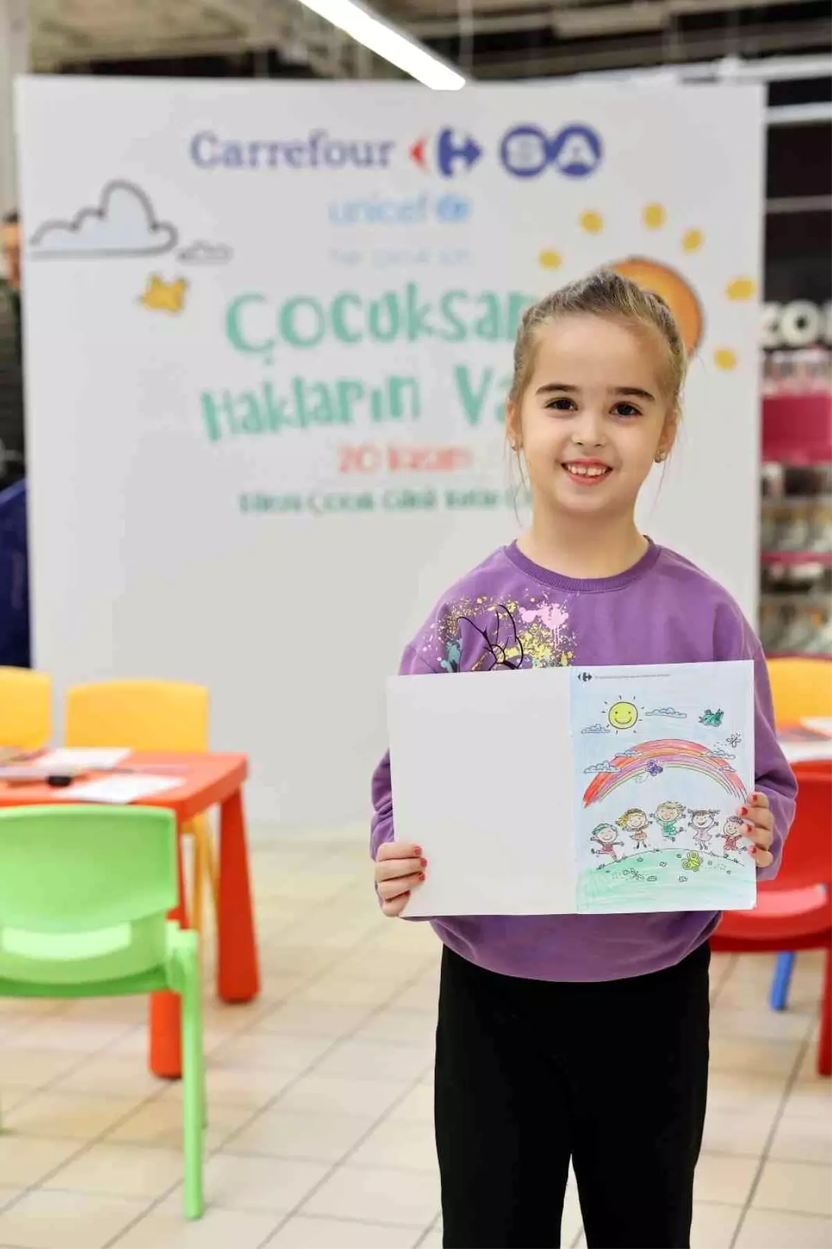 20 Kasım Dünya Çocuk Günü\'nde çocuklar kendi haklarını öğrendi