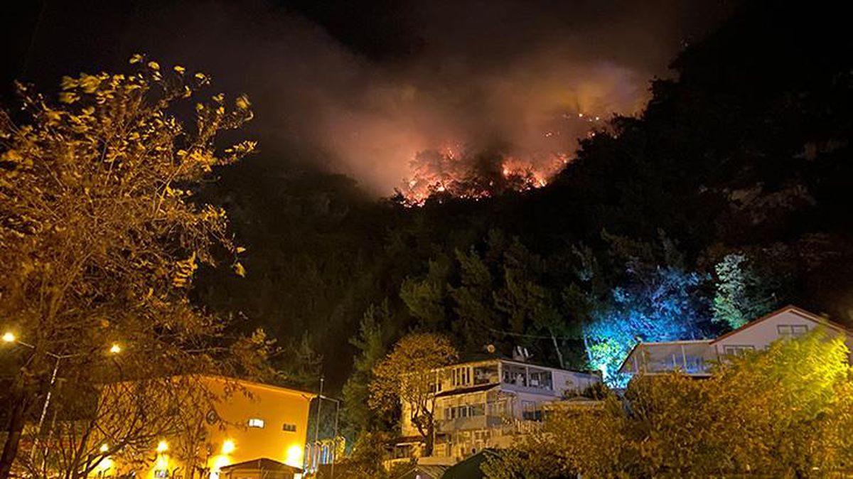 Bartın'da alevler geceyi aydınlattı! Orman yangınıyla ilgisi olduğu değerlendirilen 4 kişi gözaltına alındı