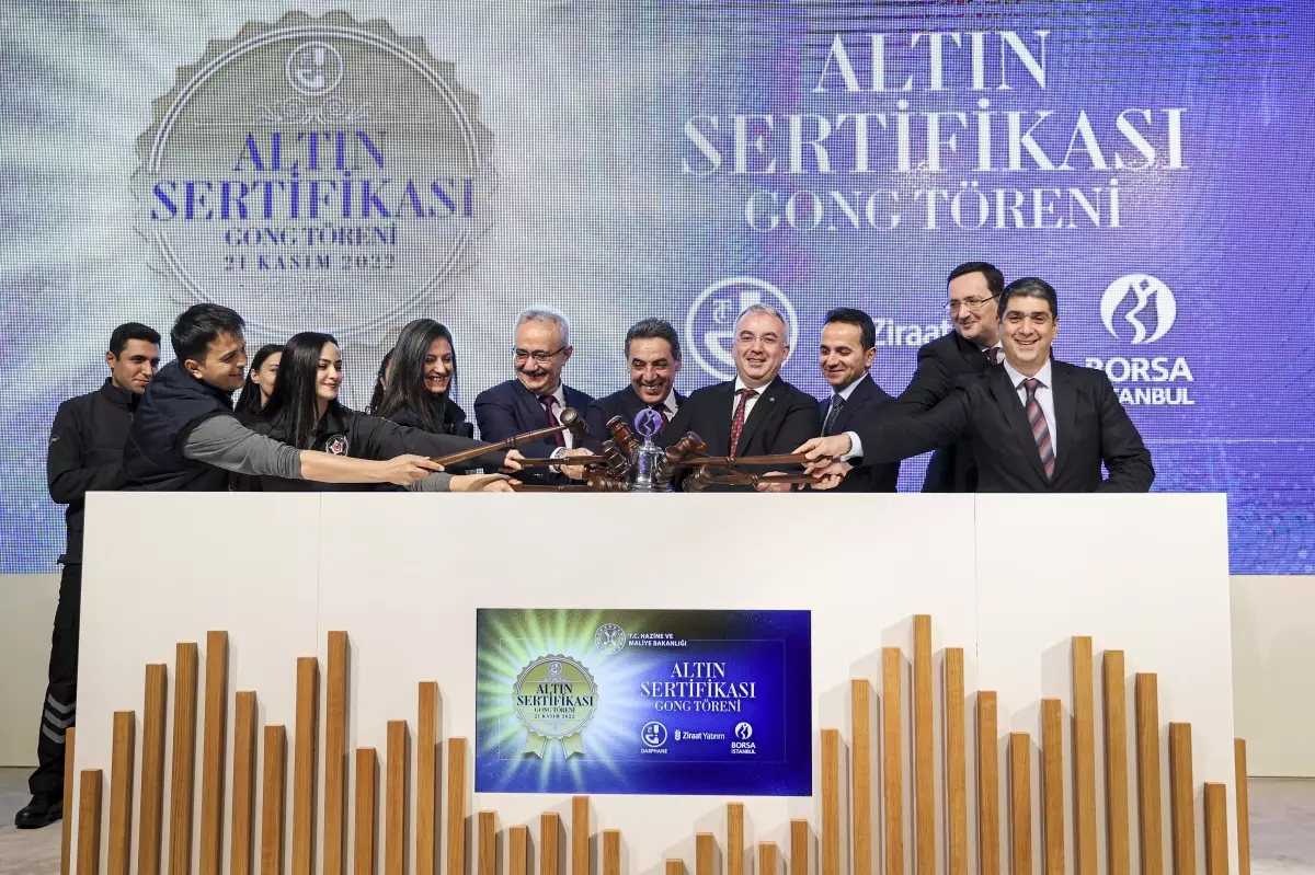 Borsa İstanbul\'da gong "Darphane Altın Sertifikası" için çaldı (2)