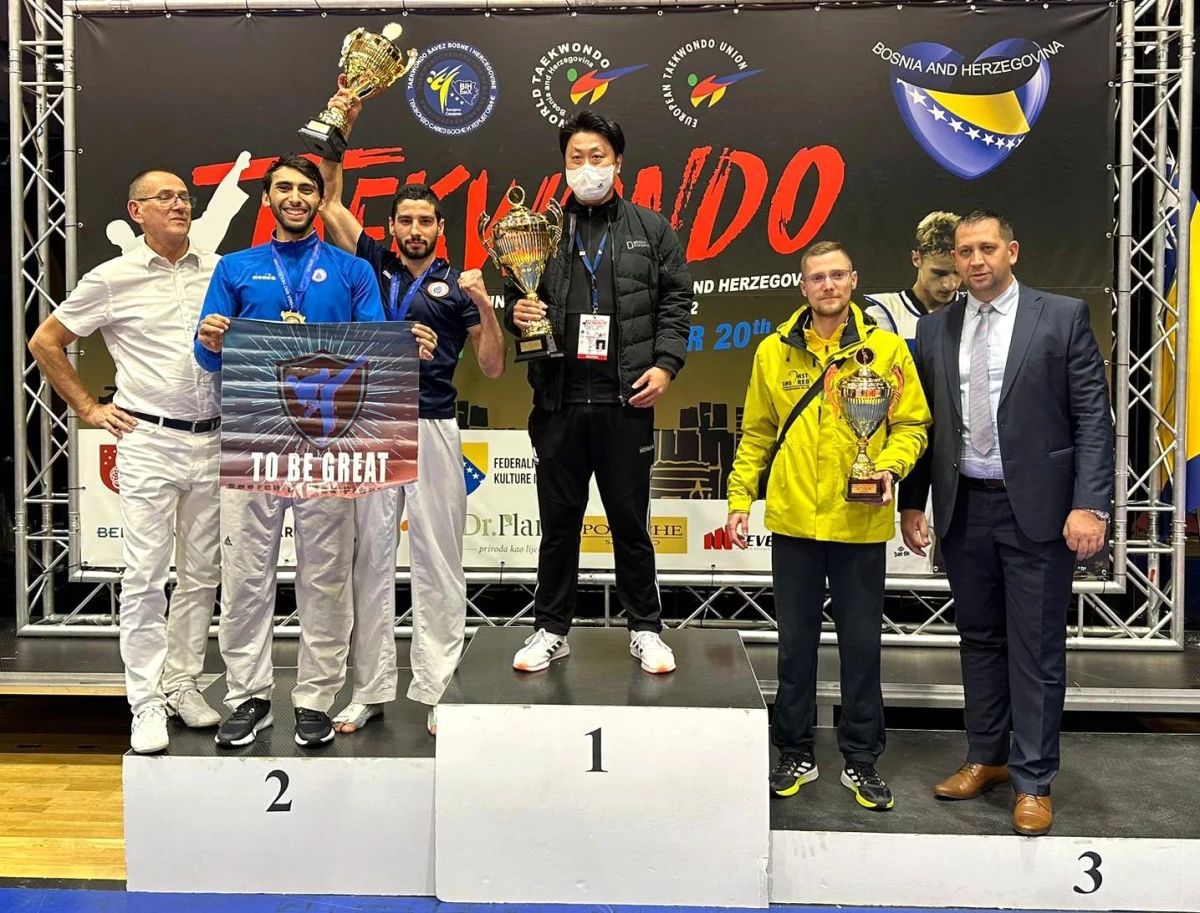 Emircan Turan, Bosna\'da tekvandoda altın madalya kazandı