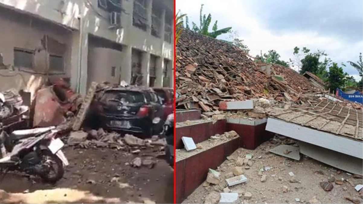 Endonezya\'da 5.6 büyüklüğünde deprem! Çok sayıda ölü ve yüzlerce yaralı var